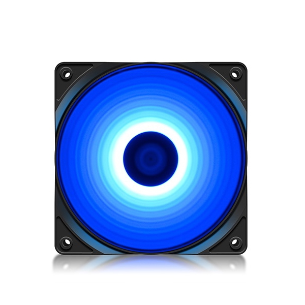 ქულერი DEEPCOOL RF120B 120mm Single Color Blue Case Fan 4 Ultra-Bright LED Lights 1.92W