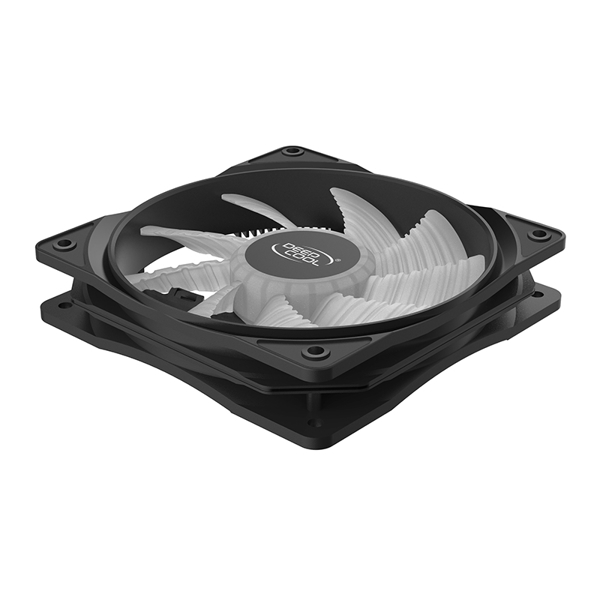 ქულერი DEEPCOOL RF120B 120mm Single Color Blue Case Fan 4 Ultra-Bright LED Lights 1.92W