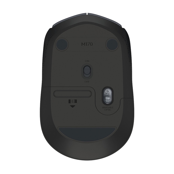 Logitech 910-004642 M170 Wireless Mouse Grey