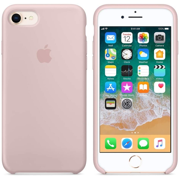 მობილურის ქეისი APPLE iPhone 8 / 7 Silicone Case - Pink Sand (MQGQ2ZM/A)