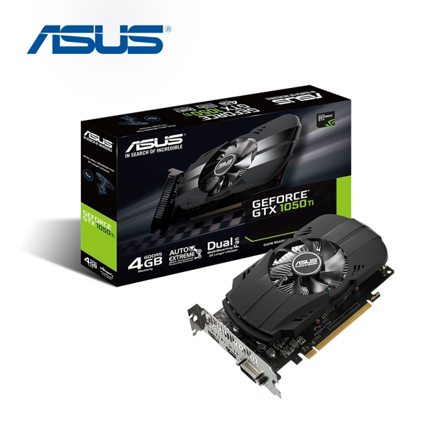 ვიდეო დაფა ASUS PH-GTX1050TI-4G GeForce GTX PCI Express 3.0 GDDR5 4GB 128-bit