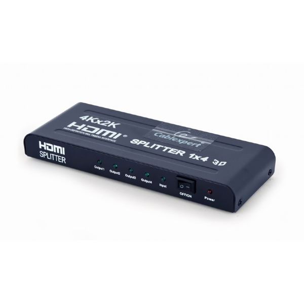 სპლიტერი GEMBIRD DSP-4PH4-02 HDMI SPLITTER 4PORTS