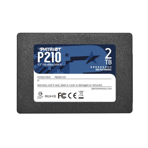 მყარი დისკი Patriot P210 SSD 2TB SATA3 2.5 - P210S2TB25