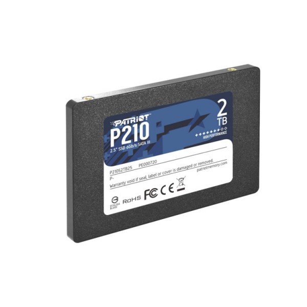 მყარი დისკი Patriot P210 SSD 2TB SATA3 2.5 - P210S2TB25