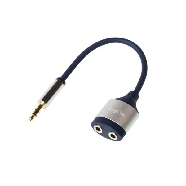 ადაპტერი Logilink CA1100 Audio adapter "Couples" 3.5mm stereo splitter - retail