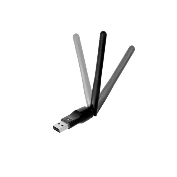 WI-FI ადაპტერი Logilink WL0145A WLAN USB Adapter w. integr. Ant.150Mbps SISVEL WIFI License