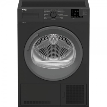 საშრობი მანქანა BEKO DCB916A 9Kg 66 dB Black/Dark Gray