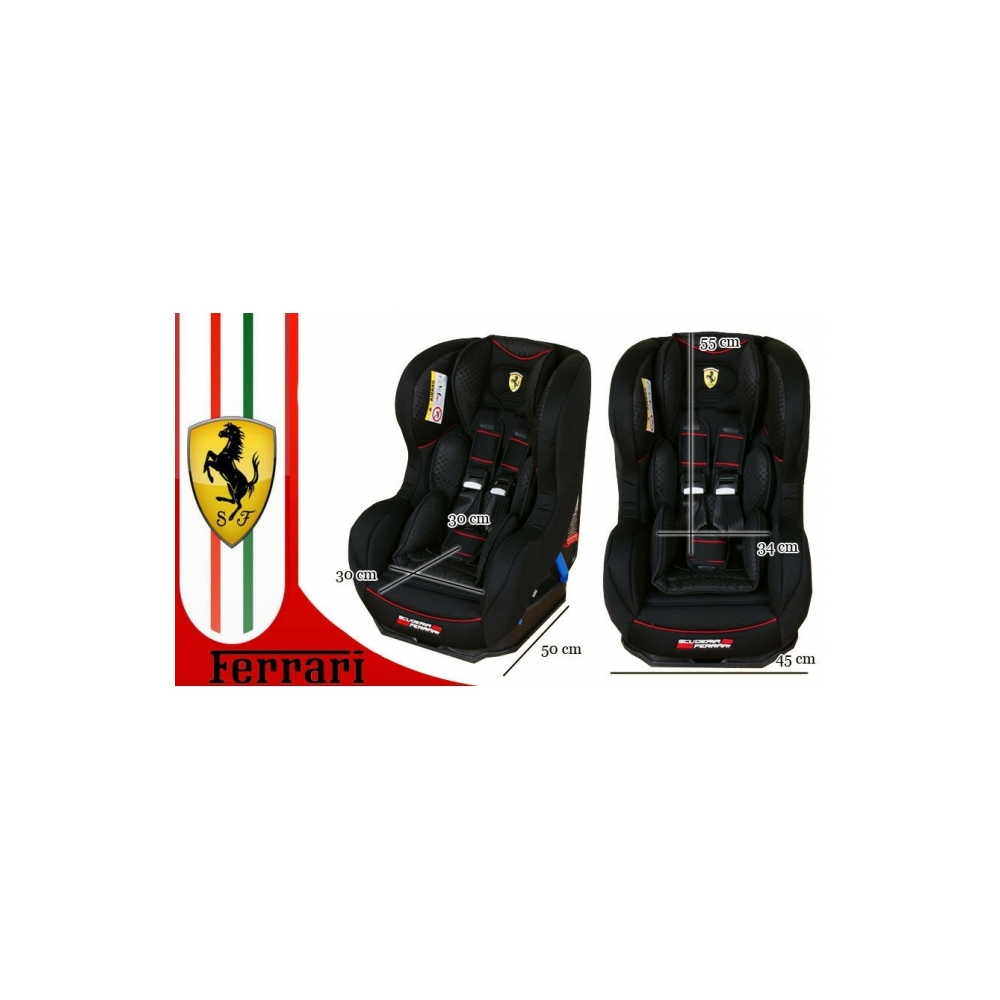 მანქანის სავარძელი COSMO FERARI შავი 0-18კგ (0840544)