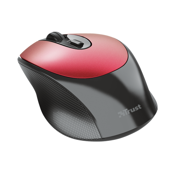 მაუსი Trust Zaya Rechargeable Wireless Mouse - red (24019)