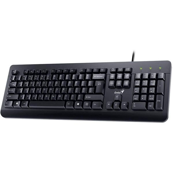  კლავიატურა+მაუსი Genius KM-160 Combo Keyboard and Mouse RU, USB Black