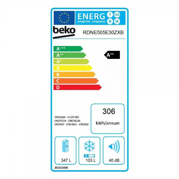 მაცივარი BEKO RDNE505E30ZXB Superia