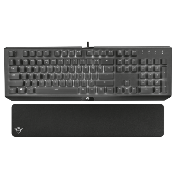 კლავიტურის პადი TRUST GXT 766 FLIDE KEYBOARD WRIST PAD