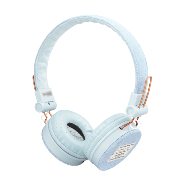 ყურსასმენი TRUST FYBER HEADPHONES LIGHT DENIM