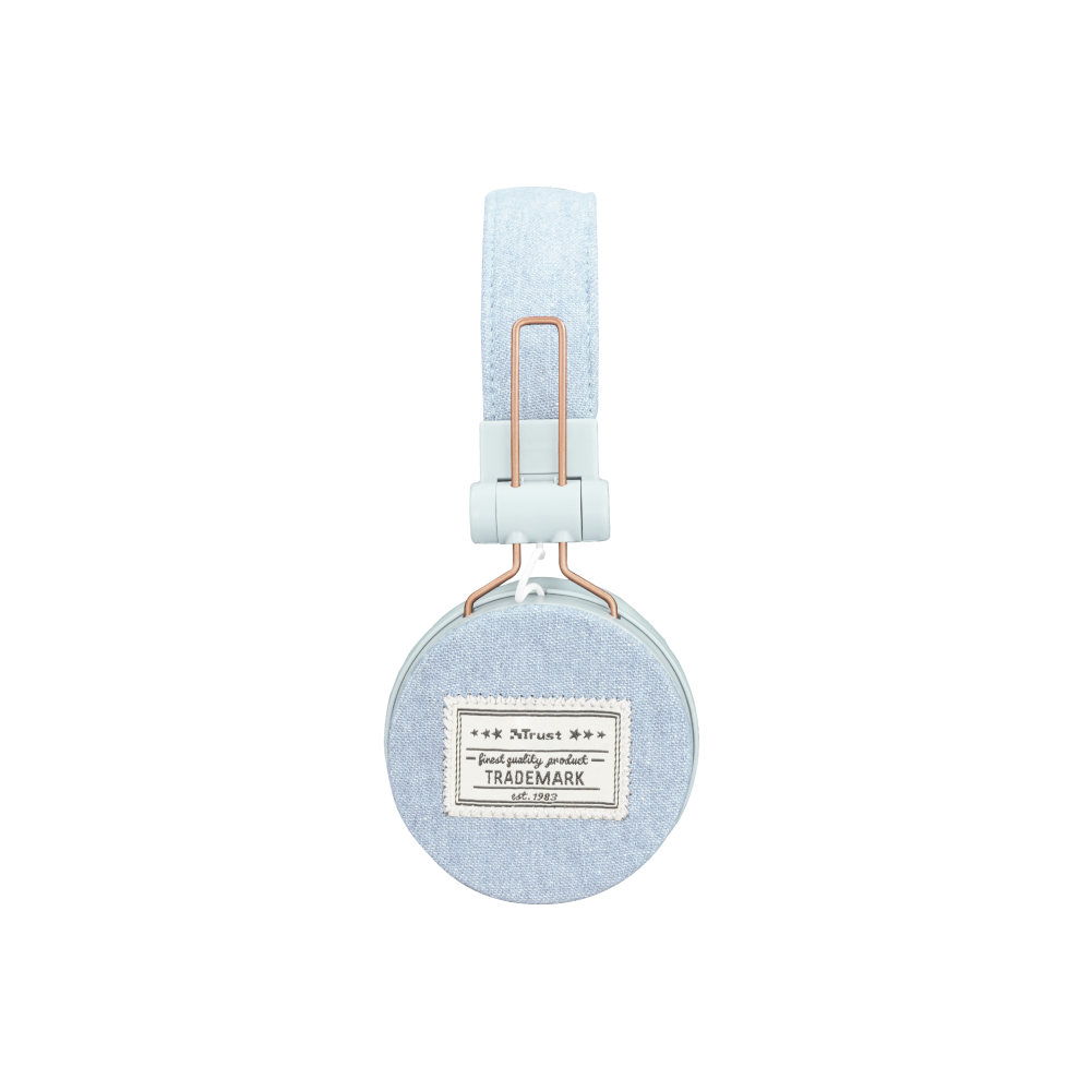 ყურსასმენი TRUST FYBER HEADPHONES LIGHT DENIM