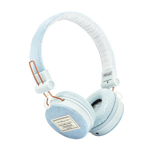 ყურსასმენი TRUST FYBER HEADPHONES LIGHT DENIM