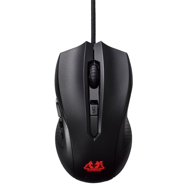 მაუსი Asus Cerberus Ambidextrous Optical Gaming Mouse With DPI Led Indicator