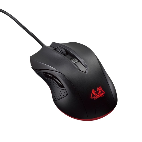 მაუსი Asus Cerberus Ambidextrous Optical Gaming Mouse With DPI Led Indicator