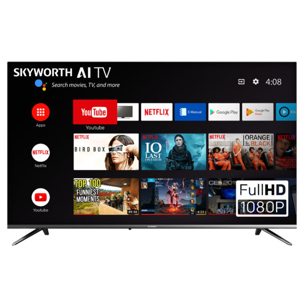 ტელევიზორი Skyworth 43E20A 43'' Smart Android DVB-T2 Wi-fi