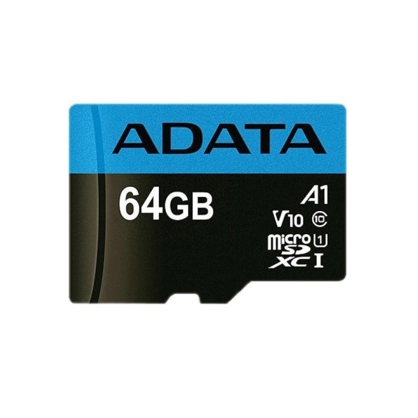 მეხსიერების ბარათი ADATA AUSDX64GUICL10A1-RA1 64GB Premier micro SD