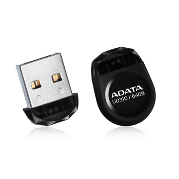 USB ფლეშ მეხსიერება ADATA AUD310-64G-RBK UD310-64GB-RETAIL BLACK