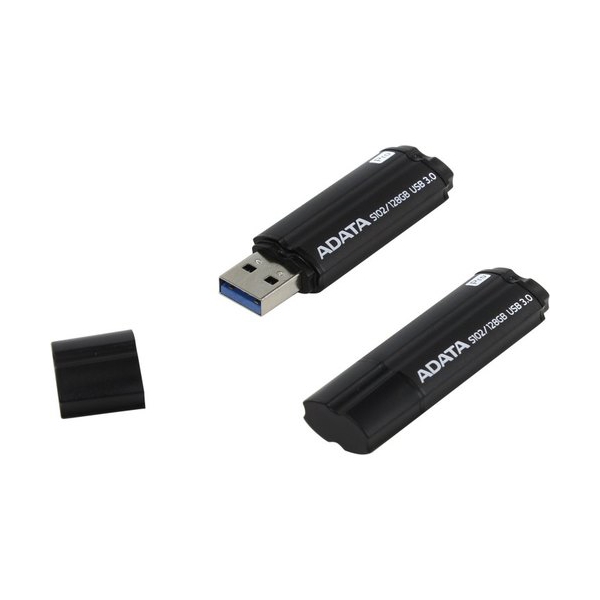 USB ფლეშ მეხსიერება ADATA AS102P-128G-RGY USB Flash Drive Gray USB 3.1