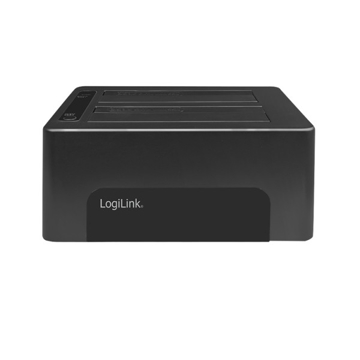 მყარი დისკის დოქ სადგური Logilink QP0029 Quickport USB 3.0 2,53,5" HDD Dual Bay