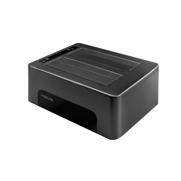 მყარი დისკის დოქ სადგური Logilink QP0029 Quickport USB 3.0 2,53,5" HDD Dual Bay