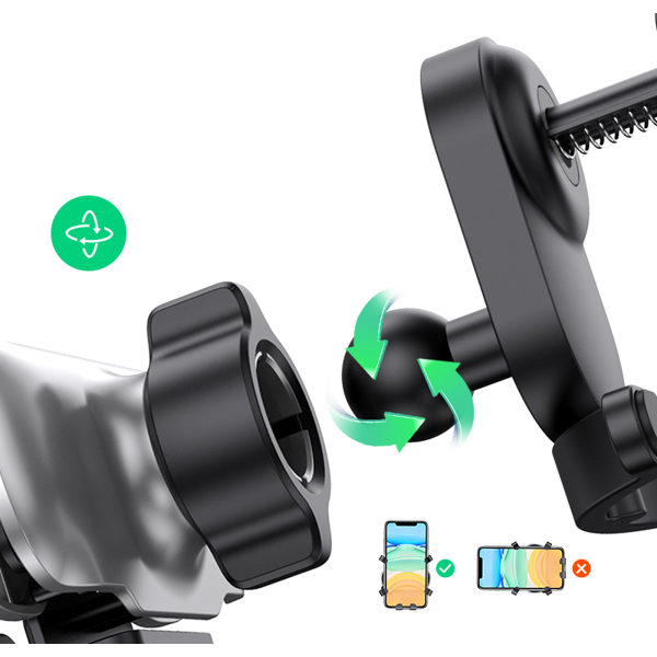 ტელეფონის სამაგრი მანქანისთვის UGREEN LP228 (80871) Gravity Phone Holder for Car (black)