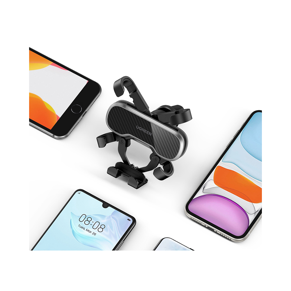მობილურის დამჭერი UGREEN LP228 (80871) Gravity Phone Holder for Car, Black