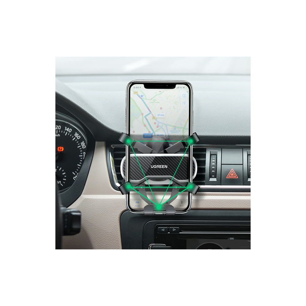მობილურის დამჭერი UGREEN LP228 (80871) Gravity Phone Holder for Car, Black