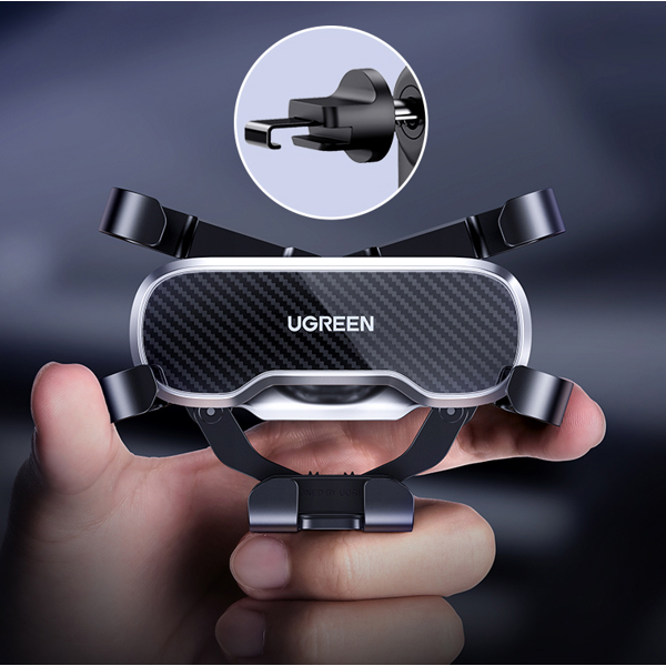 ტელეფონის სამაგრი მანქანისთვის UGREEN LP228 (80871) Gravity Phone Holder for Car (black)