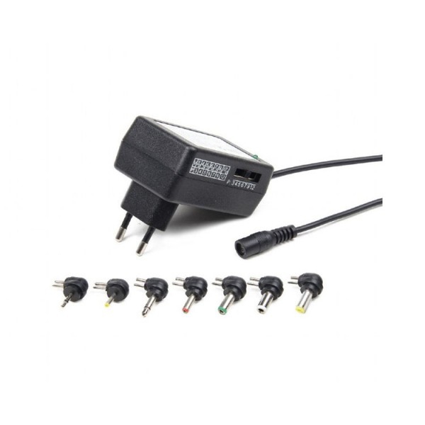 დამტენი Gembird EG-MC-008 Universal AC-DC adapter 12 W