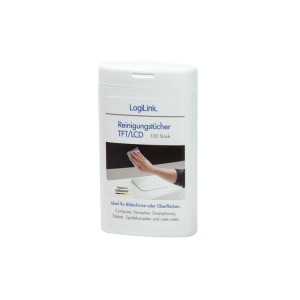 საწმენდი Logilink RP0010 TFTLCDLED Cleaning Wipes 100pcsbox