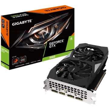 ვიდეო დაფა GIGABYTE GEFORCE GTX 1660 OC 6GB GDDR5 PCI EXPRESS 3.0 X16 1XHDMI GOLD PLATED