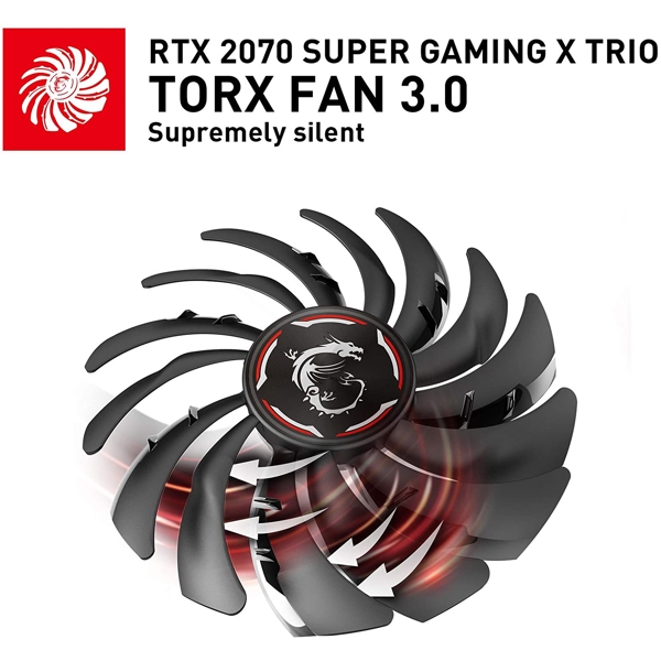 ვიდეო დაფა MSI GEFORCE RTX 2070 PCI EXPRESS 8GB SUPER GAMING X TRIO