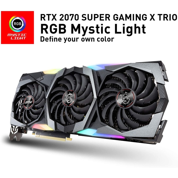 ვიდეო დაფა MSI GEFORCE RTX 2070 PCI EXPRESS 8GB SUPER GAMING X TRIO