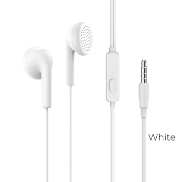 ყურსასმენი BOROFONE BM40 Sage universal earphones with mic white