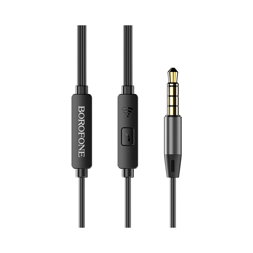 ყურსასმენი BOROFONE BM29 Gratified Universal earphones with mic black