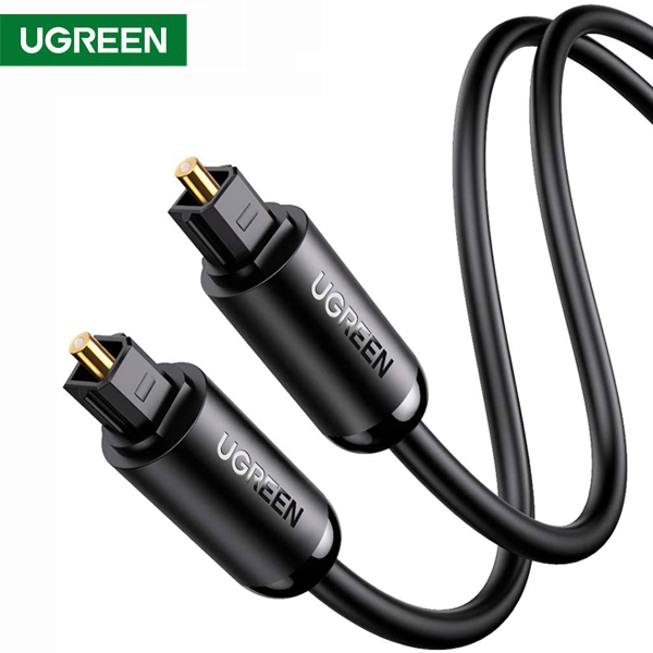 ოპტიკური აუდიო კაბელი UGREEN AV122 (70892) Toslink Optical Audio Cable 2m (Black)