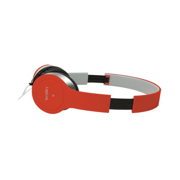 ყურსასმენი Logilink HS0035 Headset Stereo with Microphone 3.5mm red