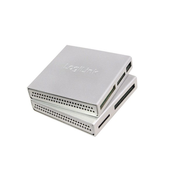 ბარათების წამკითხველი Logilink CR0018 Cardreader USB 2.0 all in one silver