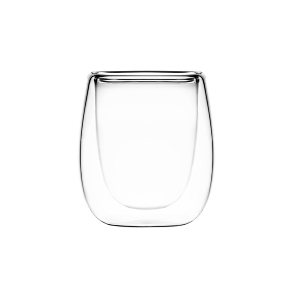 ჭიქები Ardesto Double wall borosilicate glass mug set 80 ml