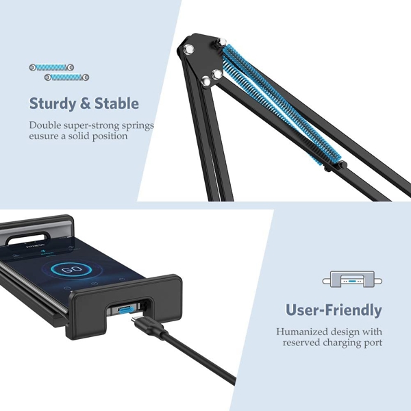 UGREEN LP142 (50394) Universal Holder with Folding Long Arm (Black)