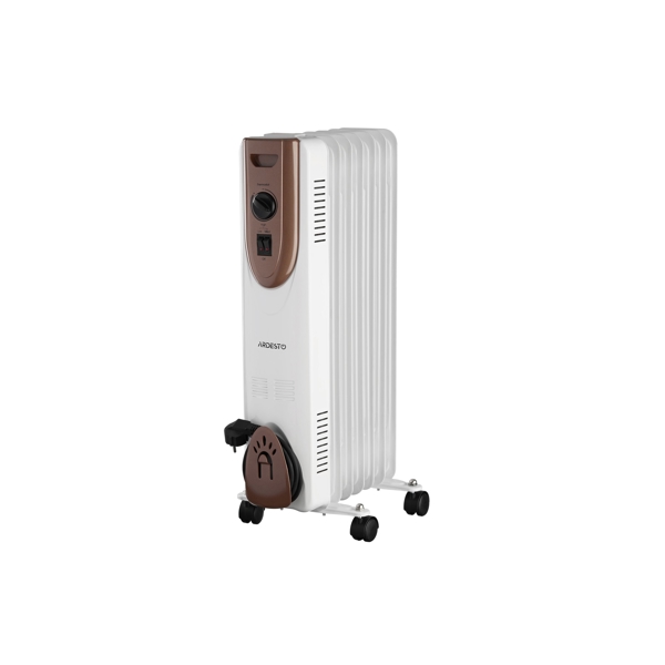 ზეთის რადიატორი Ardesto OFH-07X1, 1500W, 15m², Oil Radiator, White