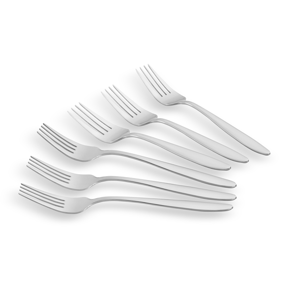 ჩანგლები Ardesto Table forks set Black Mars Ether 6pcs