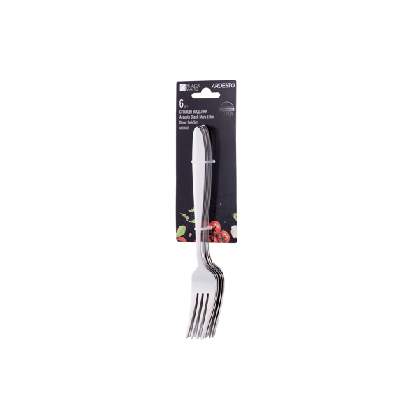 Ardesto Table forks set Black Mars Ether 6pcs