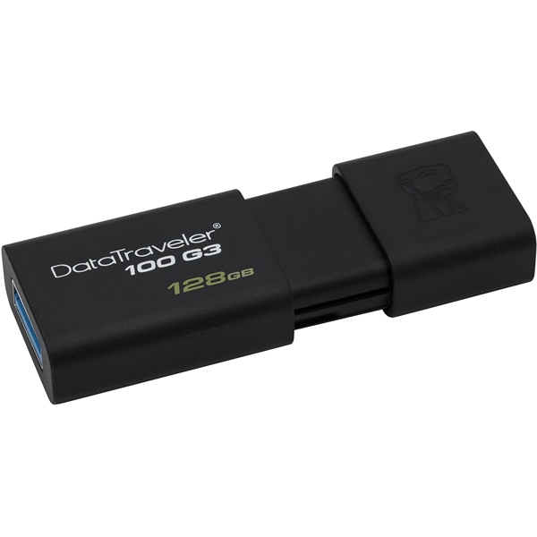 USB ფლეშ მეხსიერება Kingston 128GB USB 3.0 DT100 G3