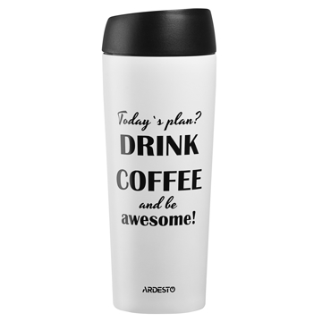 თერმოსი Ardesto Travel mug Coffee time Awesome 450 ml