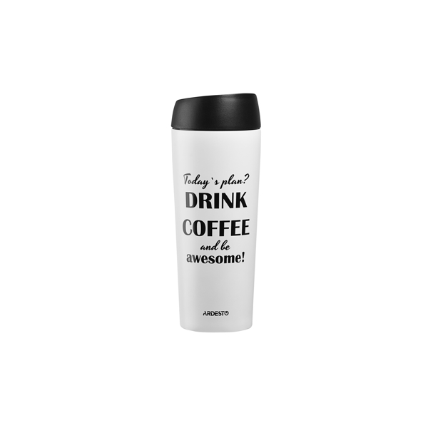 თერმოსი Ardesto Travel mug Coffee time Awesome 450 ml