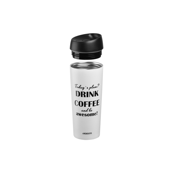 თერმოსი Ardesto Travel mug Coffee time Awesome 450 ml